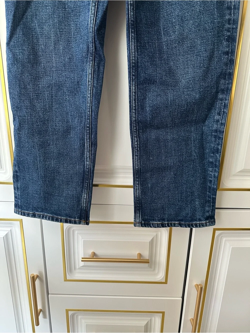 Abercrombie & Fitch Curve Love Ultra High Rise Ankle Straight Jean Size 28L
